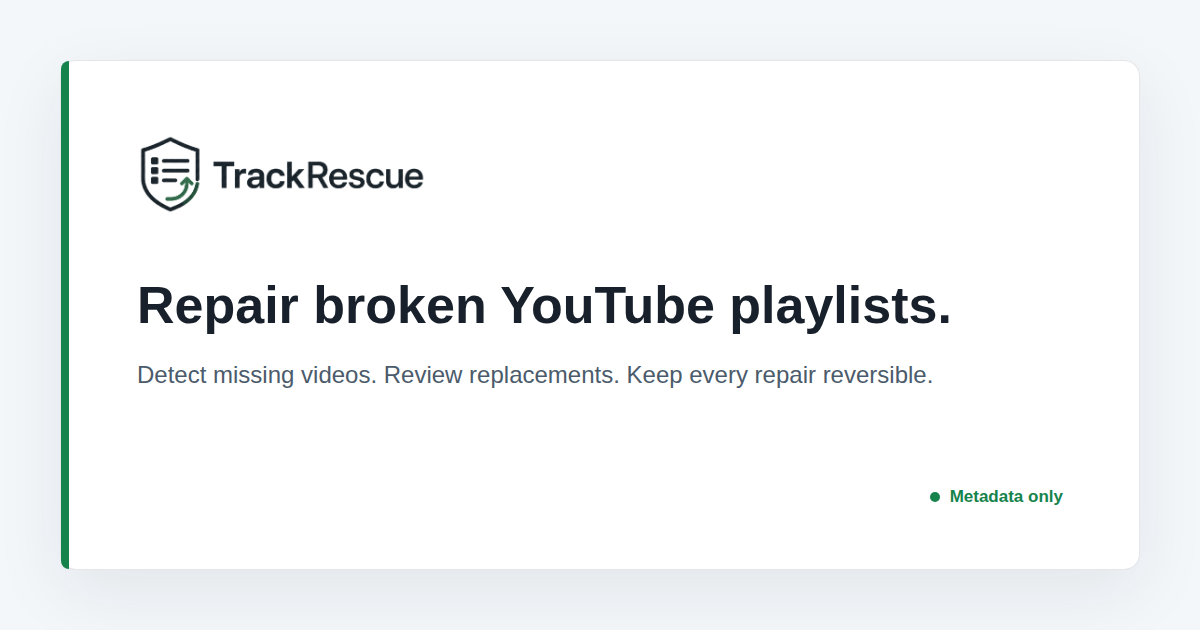 TrackRescue screenshot 1